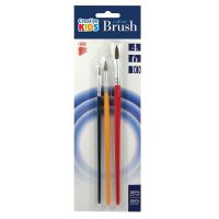 Pensule ICO Creative Kids 3/set marimea 4-6-10