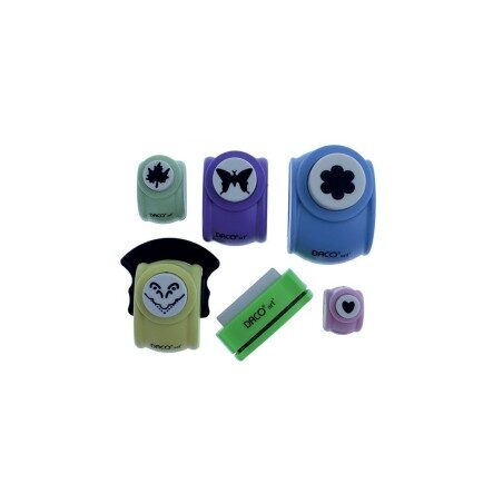 Perforator Hobby hartie set. 6 diverse PF6V DACO