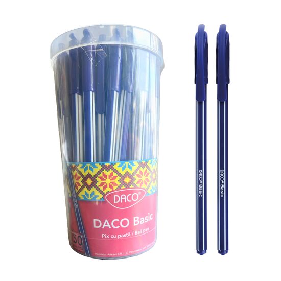 Pix Daco basic PX250 albastru 0.7mm cutie 50 bucati