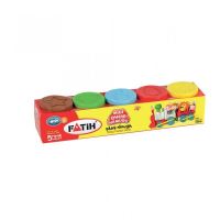 Plastilina usoara Modeling Dough 5x50 gr - Fatih