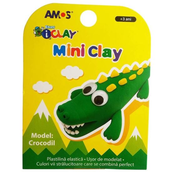 Plastilina Amos Mini Clay Crocodil PVC2702 732-30g