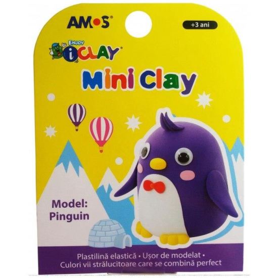 Plastilina Amos Mini Clay Pinguin AM-2703749 30gr