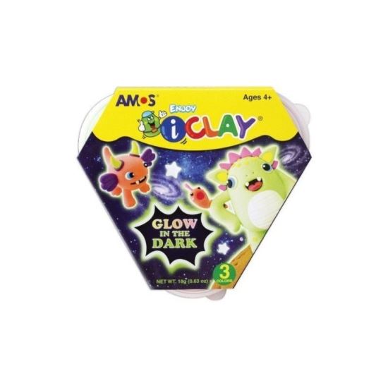 Plastilina Amos set 3 18g/cut - IC18P3-GD