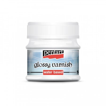 Lac lucios pe baza de apa 50ml Pentart