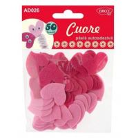 Accesorii craft - AD026  Cuore din pasla autoadeziva DACO