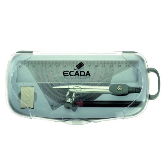 Trusa geometrie plastic Ecada - 40701