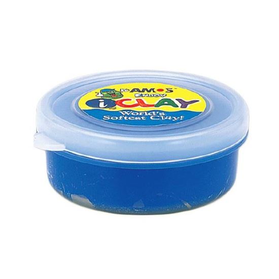 Plastilina Amos 18g/cut albastru - PVCIC18G