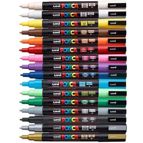 Marker UNI PC-3M Posca 09-13 mm
