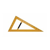 Echer plastic 30/60 grade COLORARTE S009, didactic