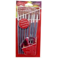 Pensula par sintetic set 8 DACO PN8T