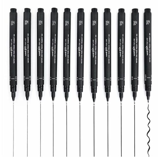 Liner Uni Pin - 200S negru