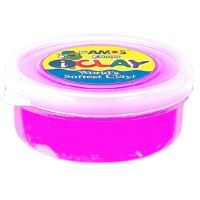Plastilina Amos 18g/cut roz neon - PVCIC18G