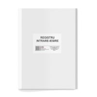 Registru intrare-iesire A4 coperta carton,  100 file