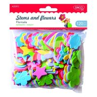 Accesorii craft - Floricele din spuma autoadeziva DACO AD093