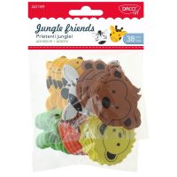 Accesorii craft - Prietenii junglei din spuma autoadeziva DACO AD189