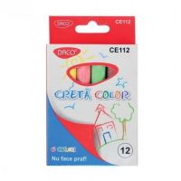 Creta color 12 bucati/cut DACO
