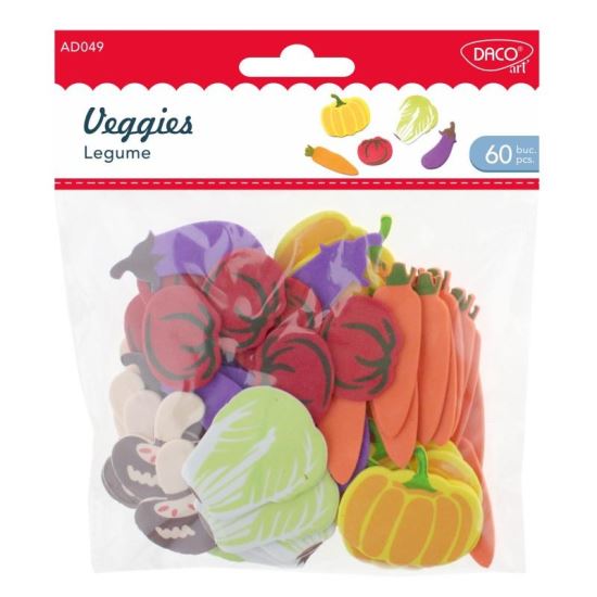 Accesorii craft - legume spuma DACO AD049