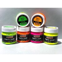 Culoare  acrilica  textila 50ml Pentart neon Roz