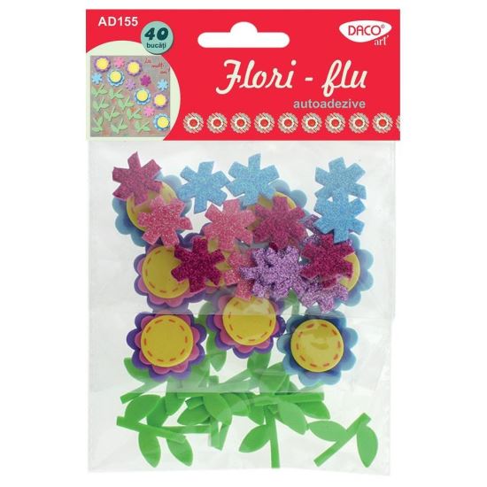 Accesorii craft - Flori-flu spuma DACO AD155