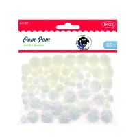 Accesorii craft - AD087 Pom-Pom blanco DACO