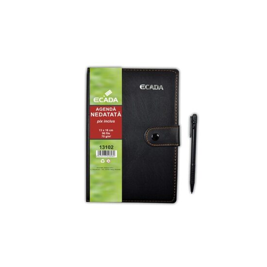 Agenda cu pix 13X18cm Ecada 13102