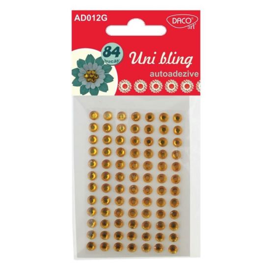 Accesorii craft - AD012 Galben diamante AA uni bling DACO