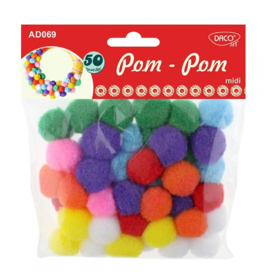 Accesorii craft - AD069 Pom-Pom midi DACO