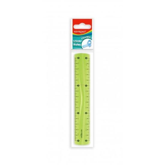 Rigla flexibila 15 cm plastic KEYROAD, KR970854-15