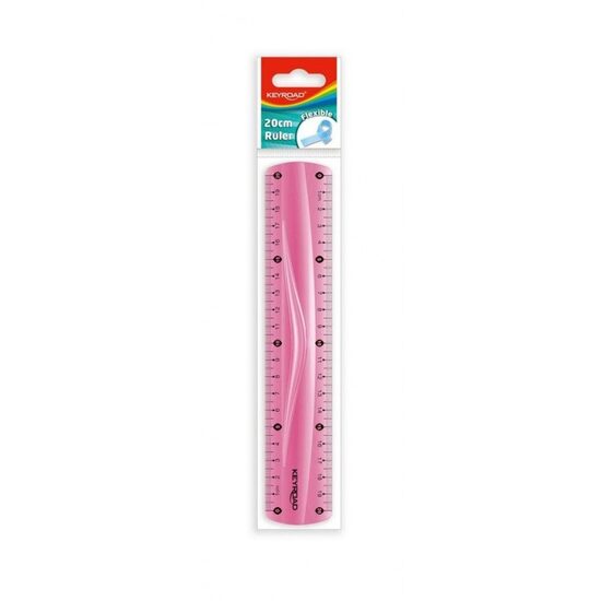 Rigla flexibila 20 cm plastic KEYROAD, KR970854-20