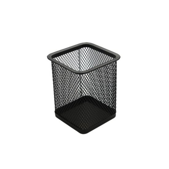 Suport birou patrat negru ECADA 95002N