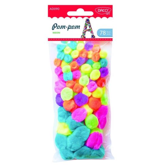 Accesorii craft - AD090 Pom-Pom neon DACO