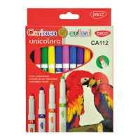 Carioca 12 culori varf conic Unicolora DACO CA112