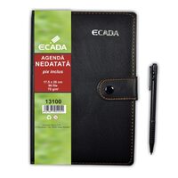 Agenda cu pix 17.5 x 25 cm ECADA 13100
