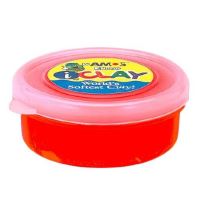 Plastilina Amos 18g/cut rosu - PVCIC18G