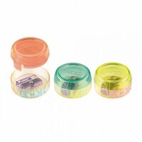 Ascutitoare plastic simpla cu container Spin Milan
