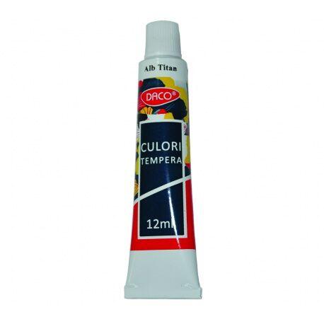 Culori tempera 12ml alb CU112W