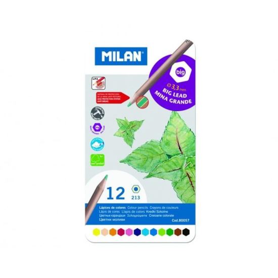 Creion color 12 cutie metalica - Milan