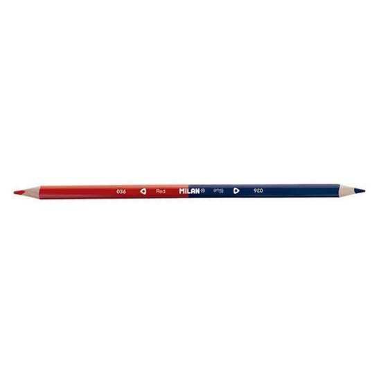 Creion bicolor rosu/albastru Milan-036