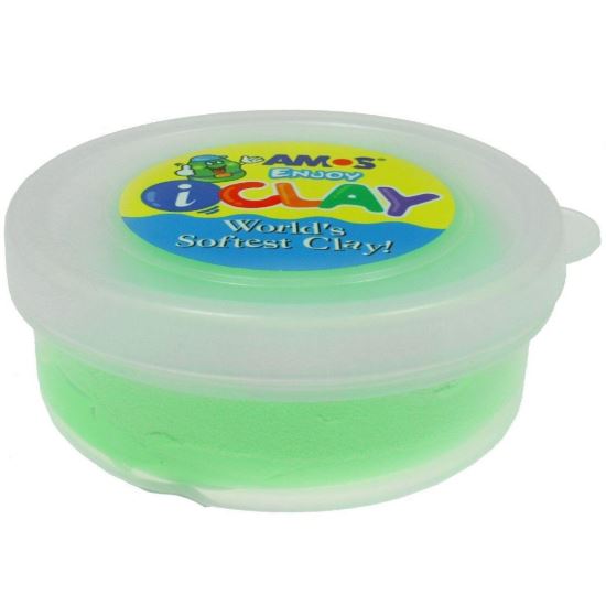 Plastilina Amos 18g/cut verde neon - PVCIC18G