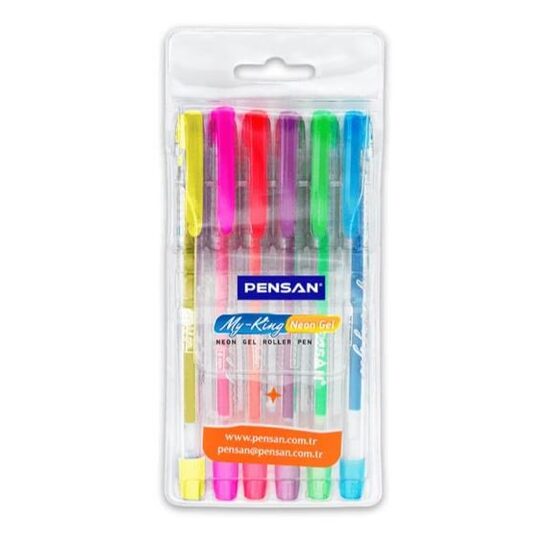 Pix Pensan Gel My King Neon set 6