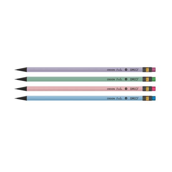 Creion negru cu radiera Perla DACO CG202