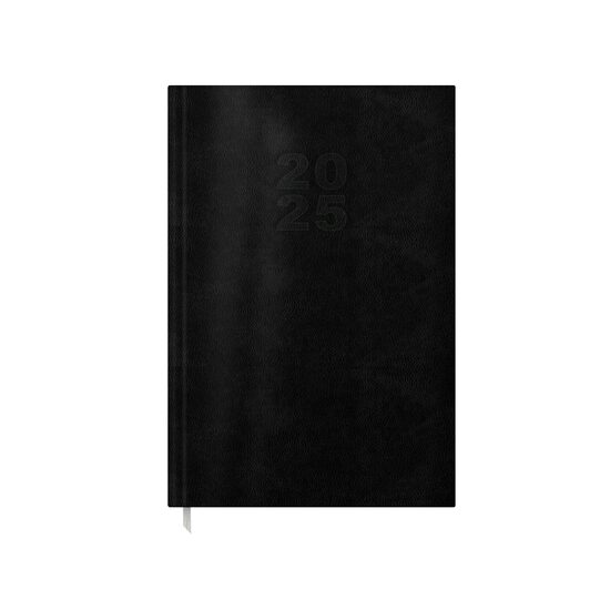 Agenda A5 datata zilnic 2026, coperta balacron negru
