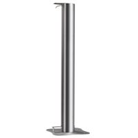 Statie dezinfectare / Dozator dezinfectant cu pedala 1L, inox satinat, fixare pardoseala