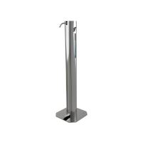 Dozator dezinfectant cu pedala 2L, inox, fixare pardoseala