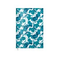 Agenda A5 nedatata, Blue Spirit, coperta buretata lucioasa 208 pagini