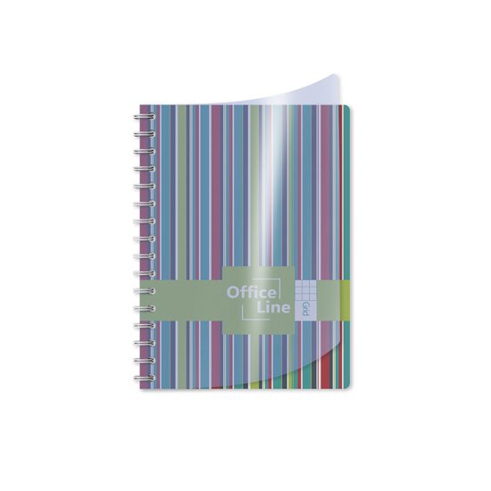 Caiet A5 120 file spirala Office Line aritmetica