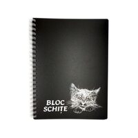 Bloc desen si schite A4 hartie neagra 50 coli 120 g coperta plastic