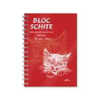 Bloc desen si schite A5 hartie Ivory Fabriano 70 coli 120 g sp. coperti tari