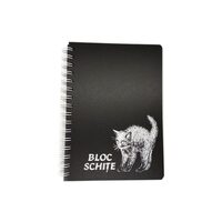 Bloc desen si schite A5 hartie neagra 50 coli 120 g coperta plastic