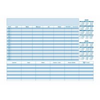 Planner birou format A2 590x420mm 55 coli Libra